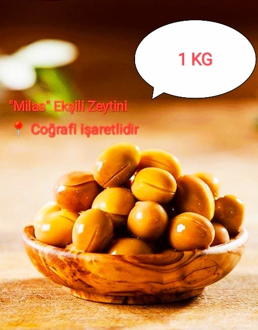 1 Kg Milas Ekşili Zeytini